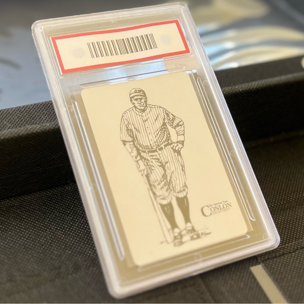 1973 Smithsonian Babe Ruth playing card, graded GEM 10 - Picture 4 of 5
